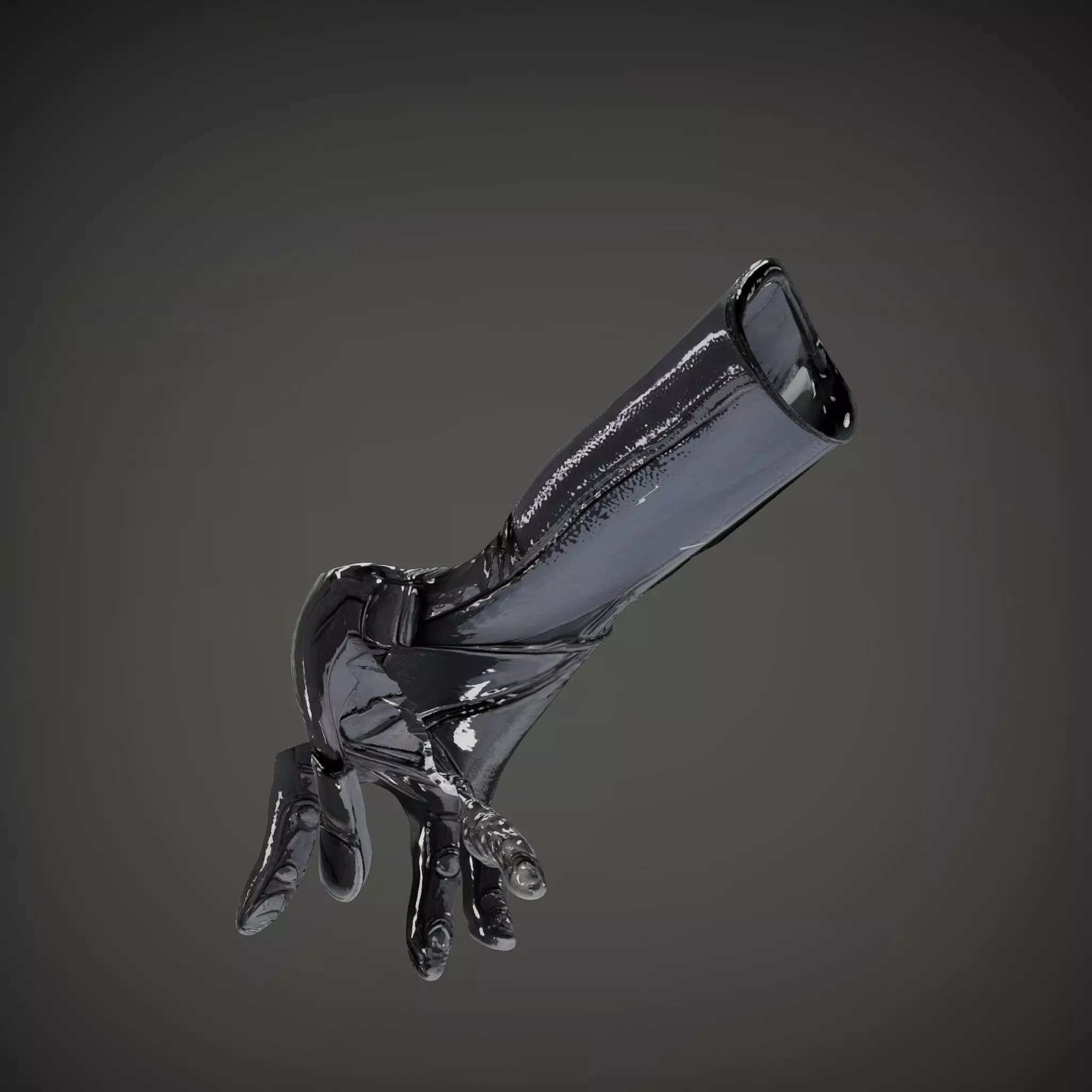 Futuristic Armor Glove Model Pack Low-poly 3D model_35