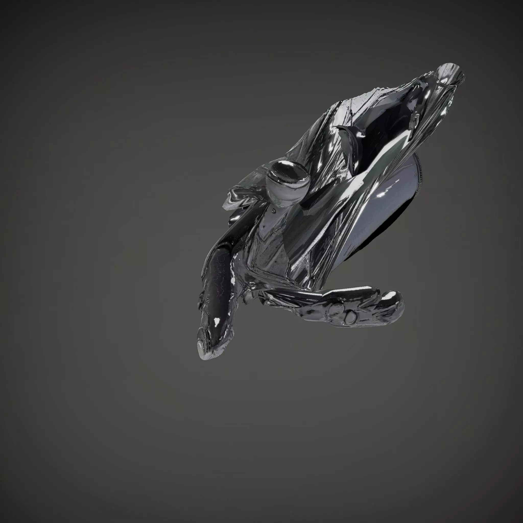 Futuristic Armor Glove Model Pack Low-poly 3D model_34