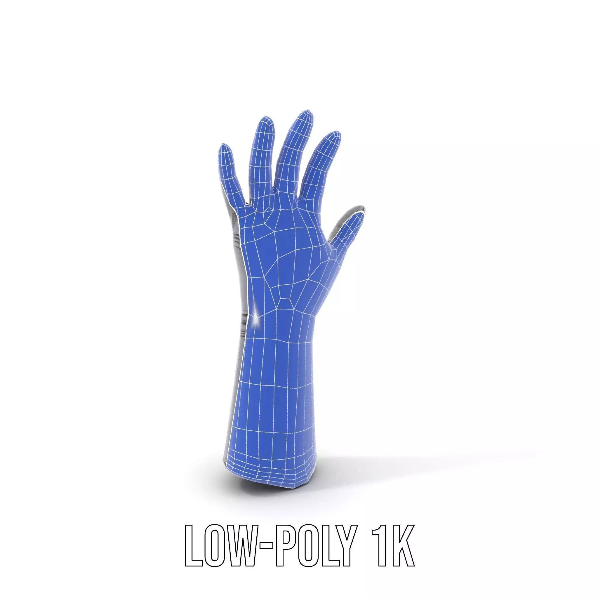 Futuristic Armor Glove Model Pack Low-poly 3D model_11