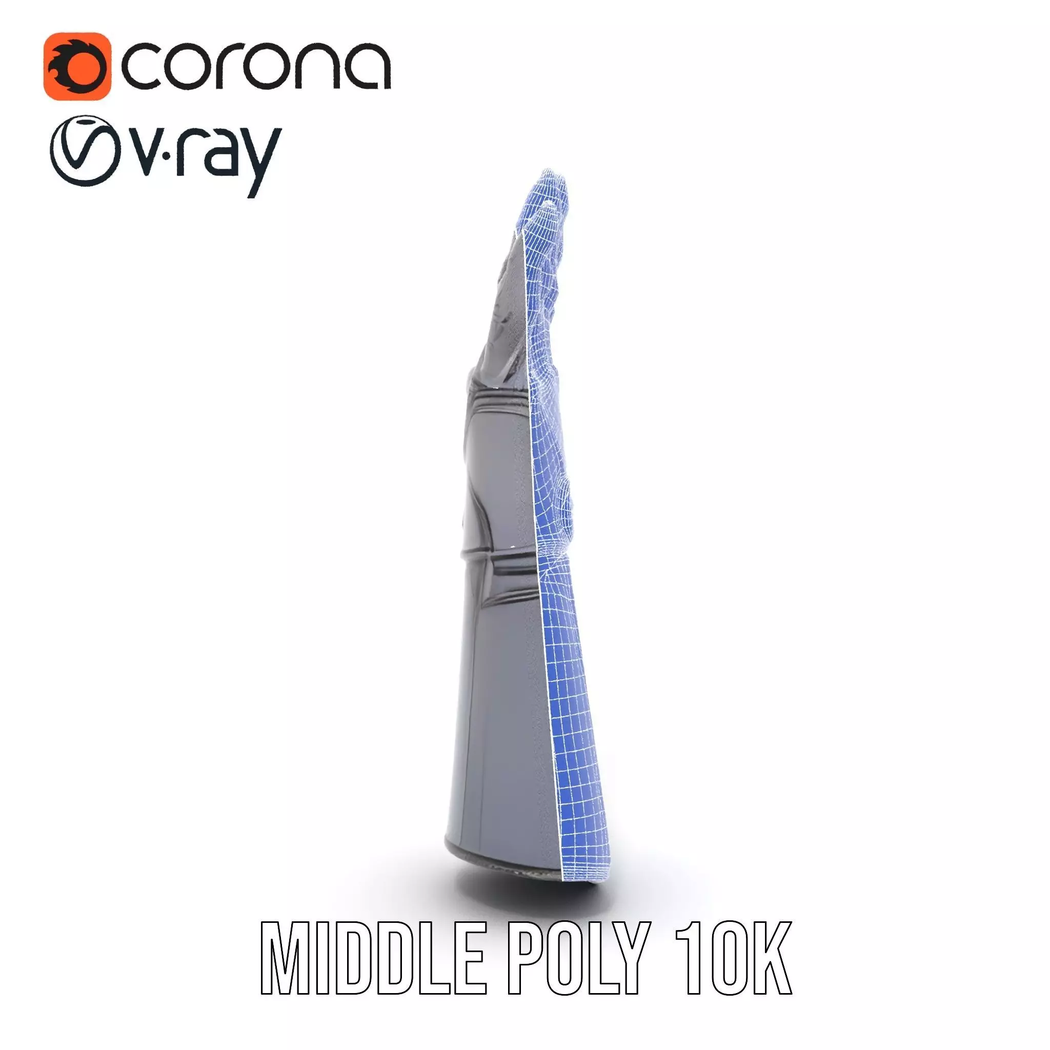 Futuristic Armor Glove Model Pack Low-poly 3D model_30