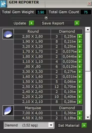 Art Deco Style Brooch 3D print model_5