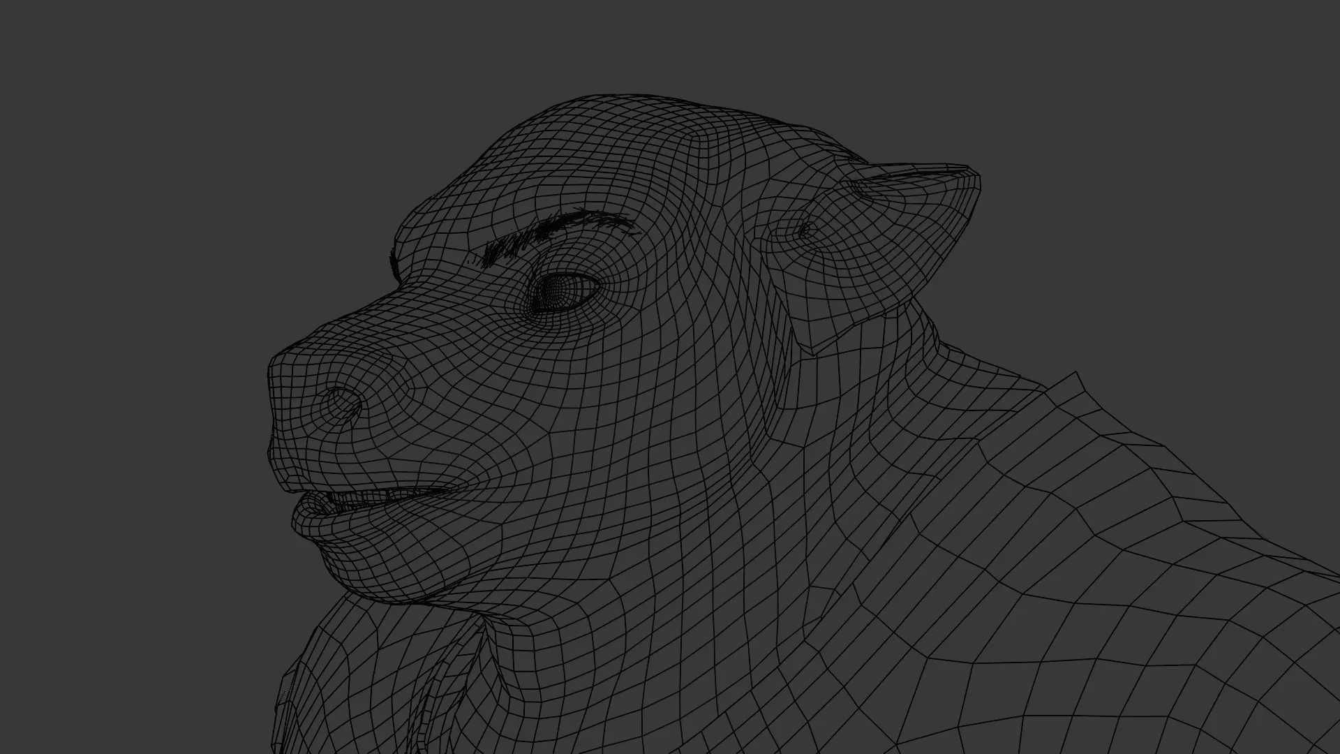 Pig Fantasy Character Low-poly 3D model_18