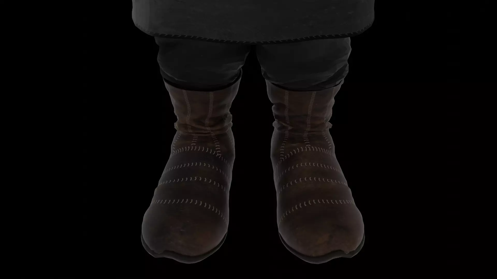 Pig Fantasy Character Low-poly 3D model_6