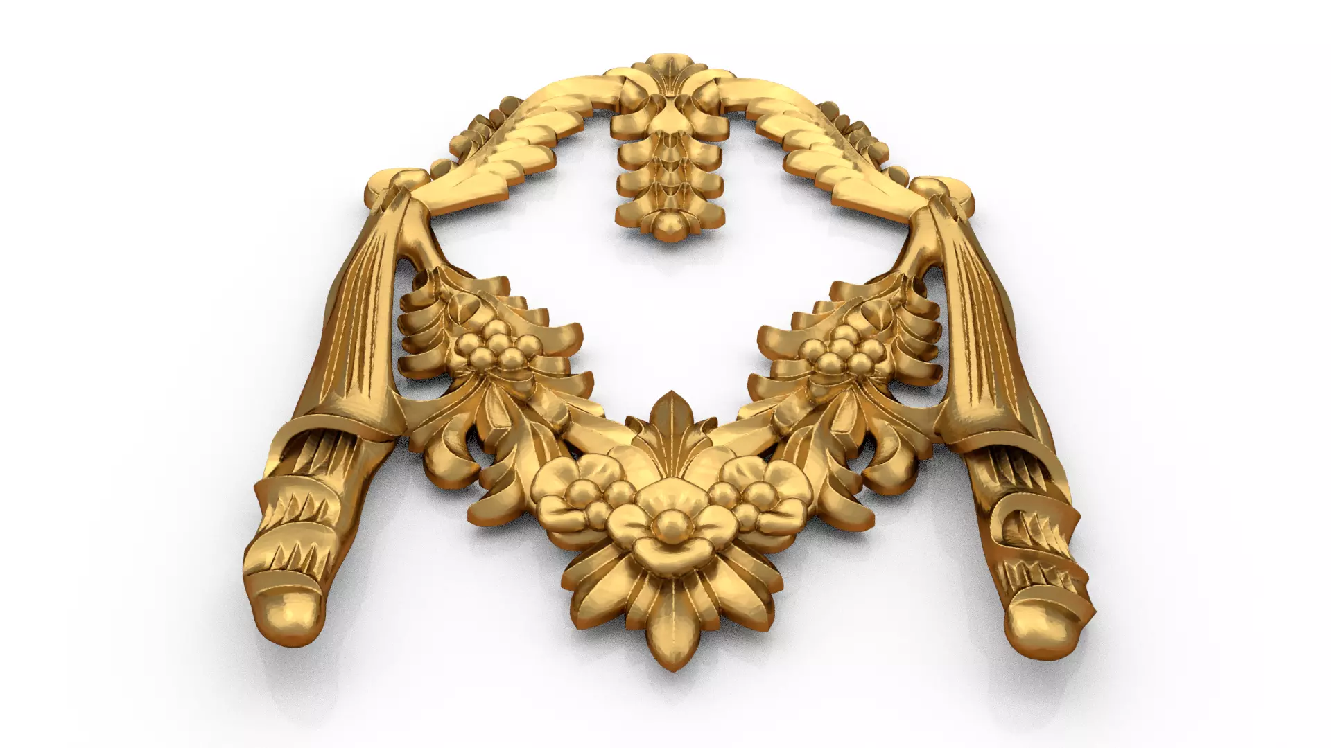 carved classic decorative ornament cnc 3d printing stl 31 3D print model_1