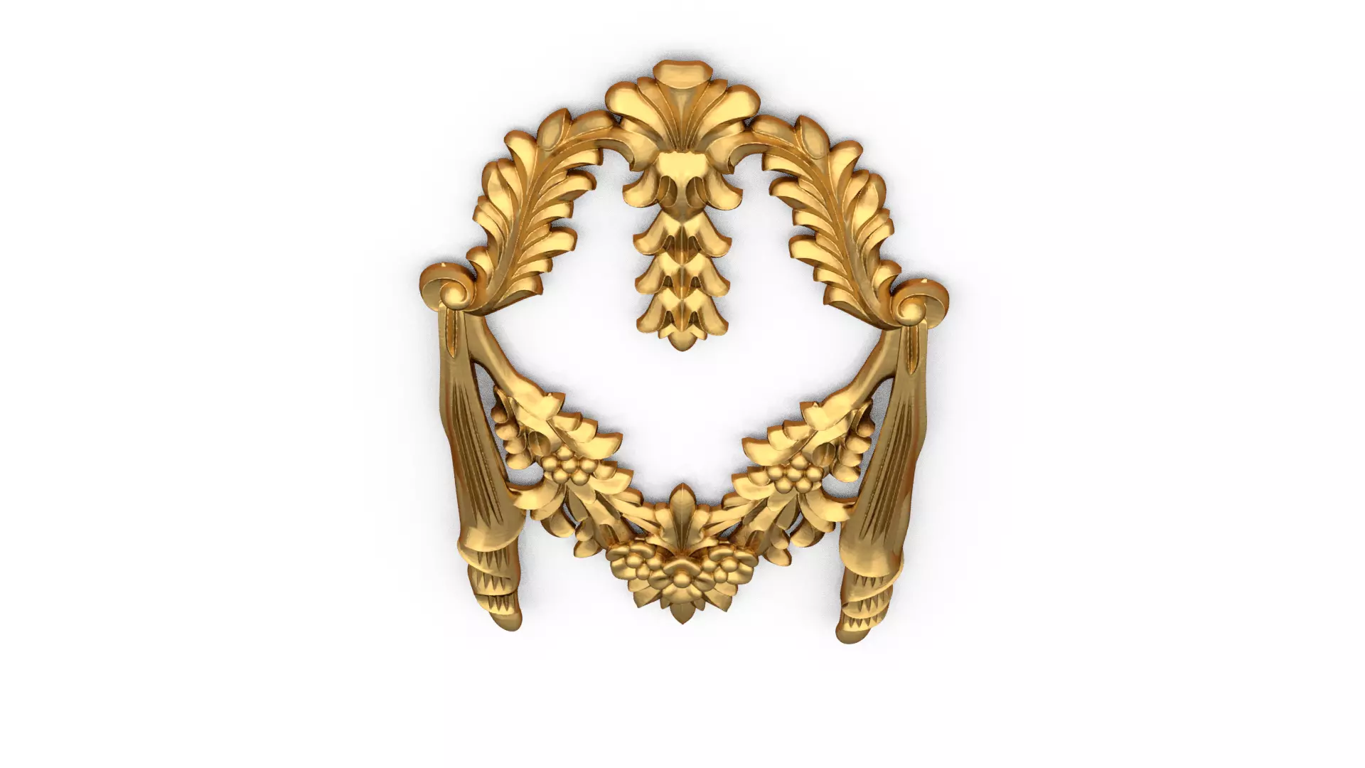 carved classic decorative ornament cnc 3d printing stl 31 3D print model_2