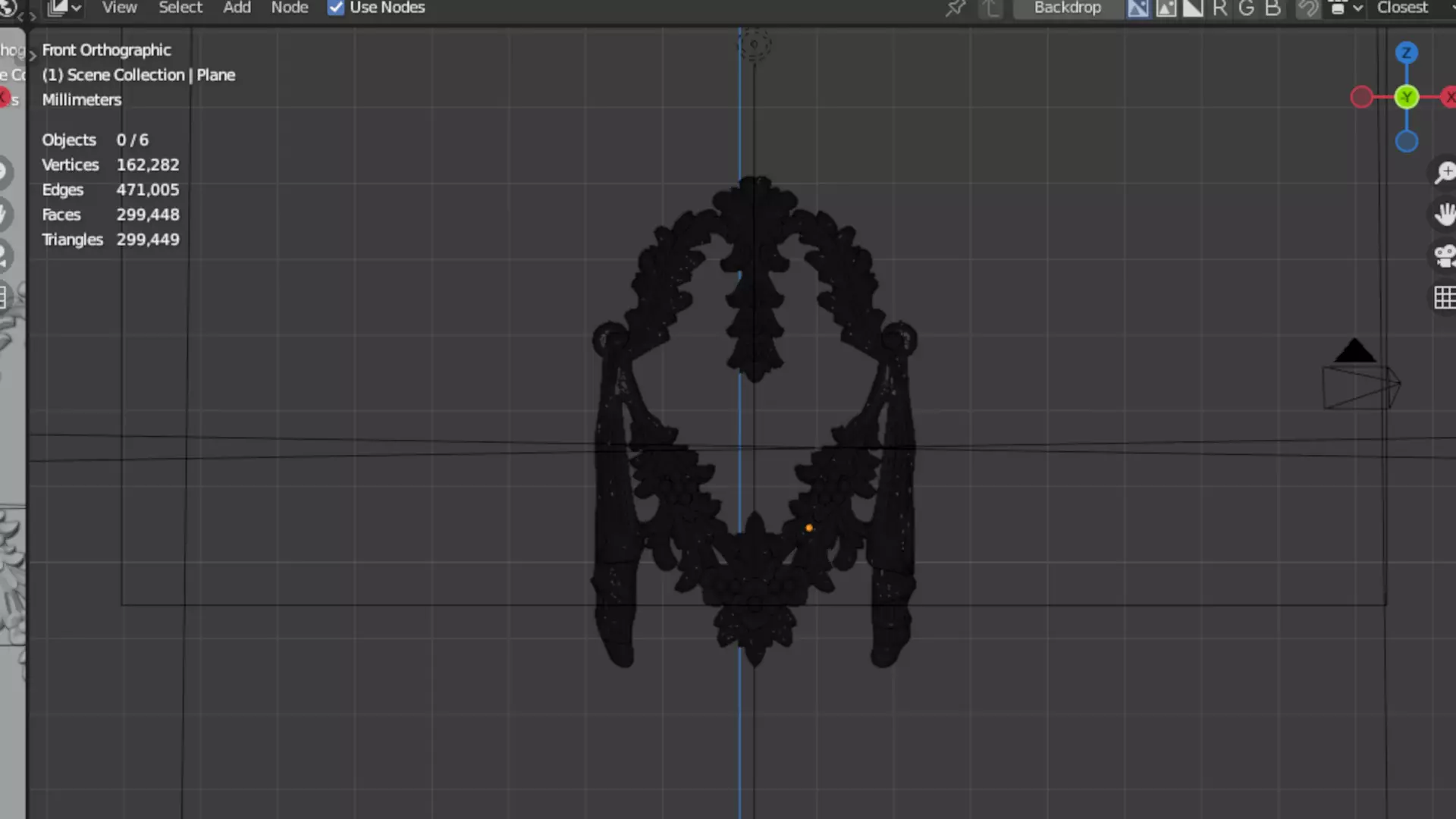 carved classic decorative ornament cnc 3d printing stl 31 3D print model_5