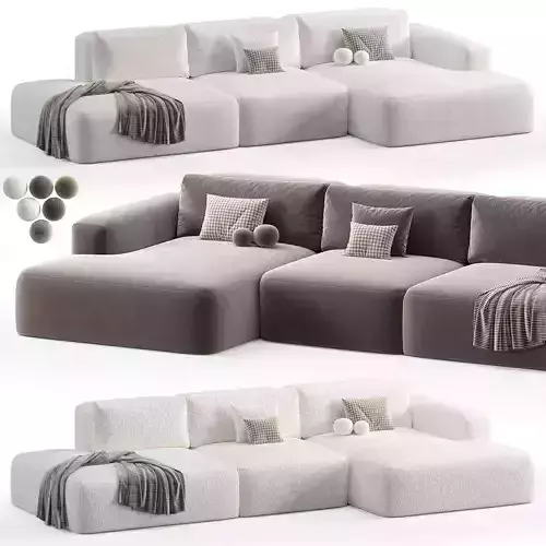 Corner sofa Liga 036 Modern Long