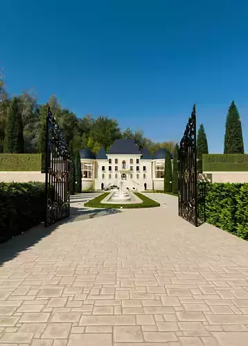 Les Cedres mansion - france 3d model