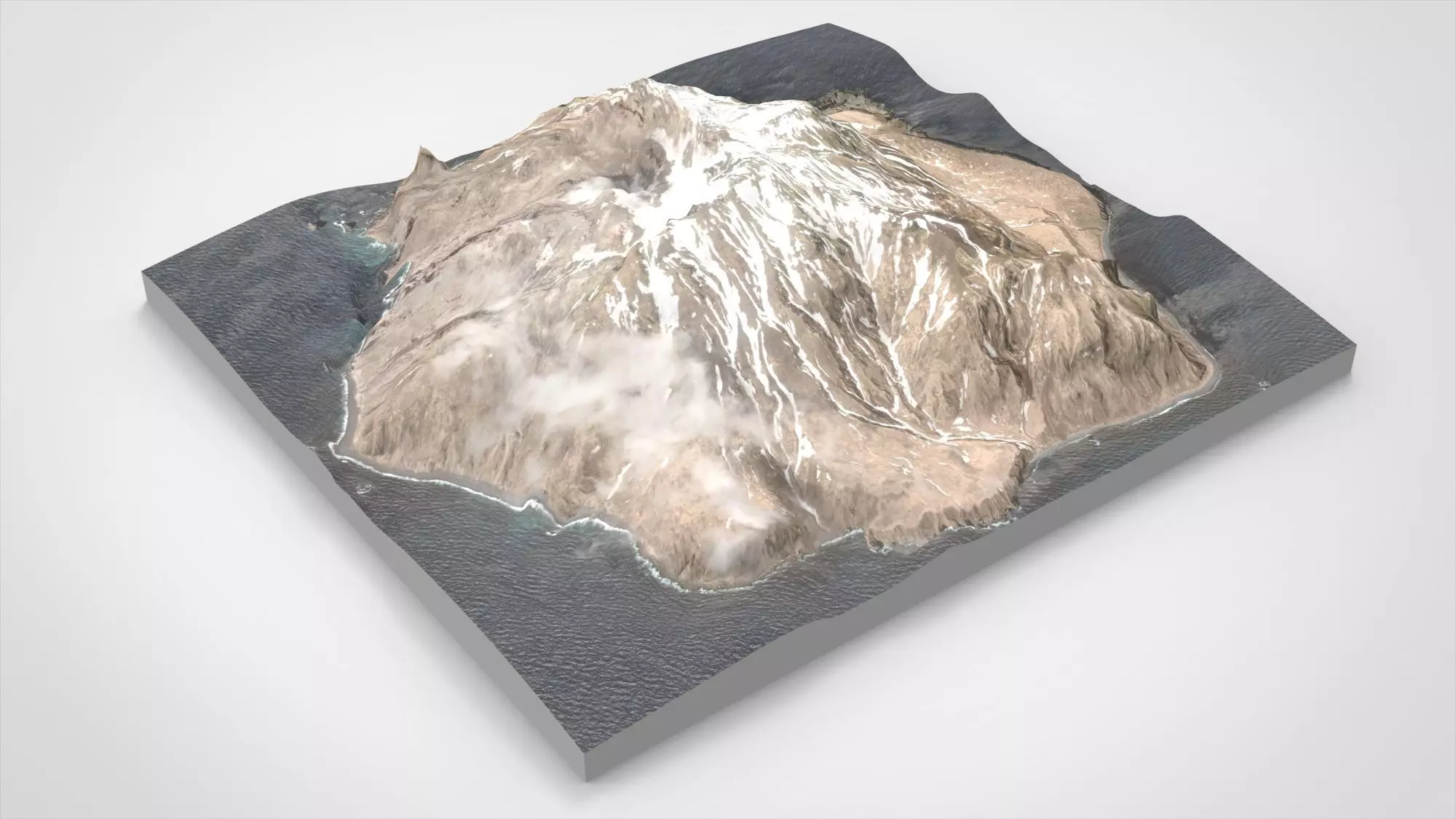 Island Chirinkotan Greater Kuril Islands 3D model_5