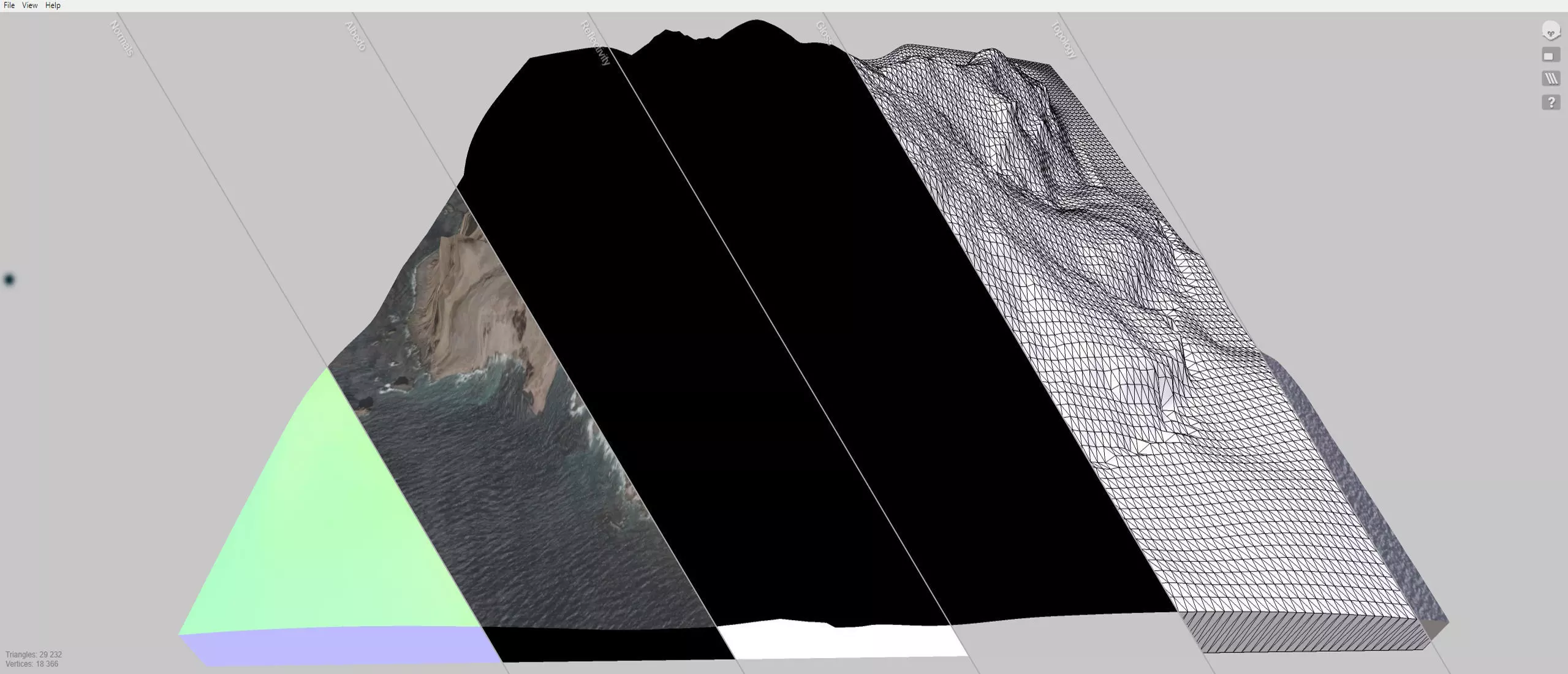 Island Chirinkotan Greater Kuril Islands 3D model_9