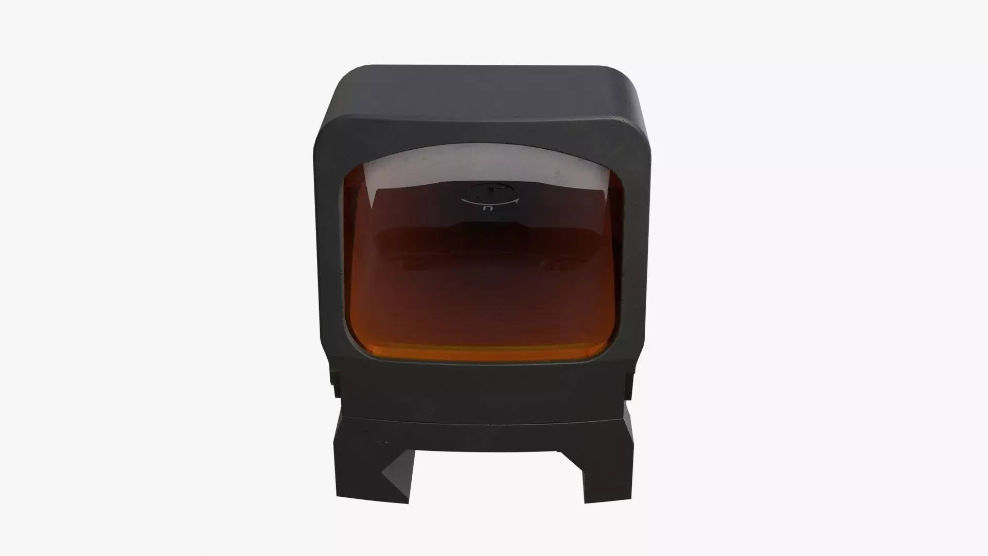 Holosun classic HS507COMP red dot sight Low-poly 3D model_11