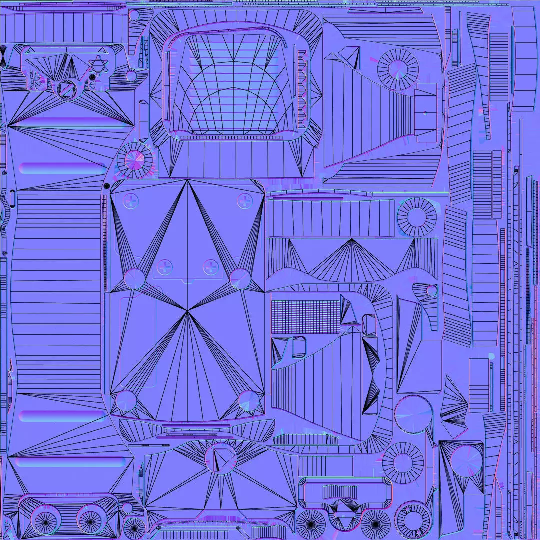 Holosun classic HS507COMP red dot sight Low-poly 3D model_28