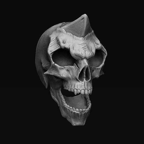 Evil Scull Model 3D model