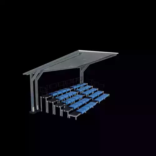 bleacher module  3D model