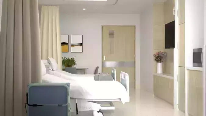 Modern Hospital Accomapanying Room