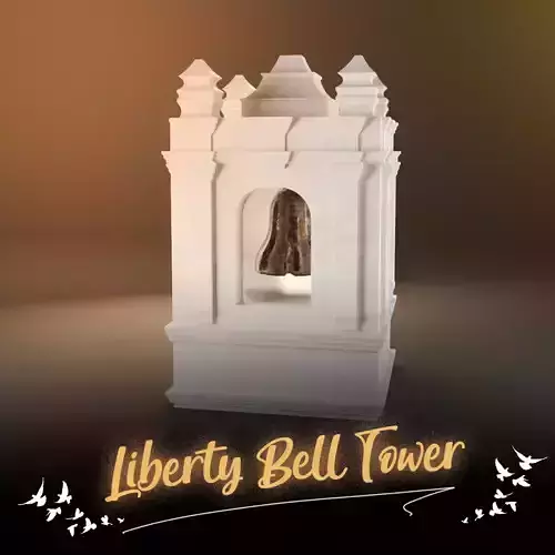 Liberty Bell Tower 3D print model