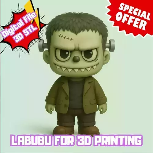Labubu Frankenstein