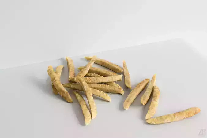 Fries 3D model