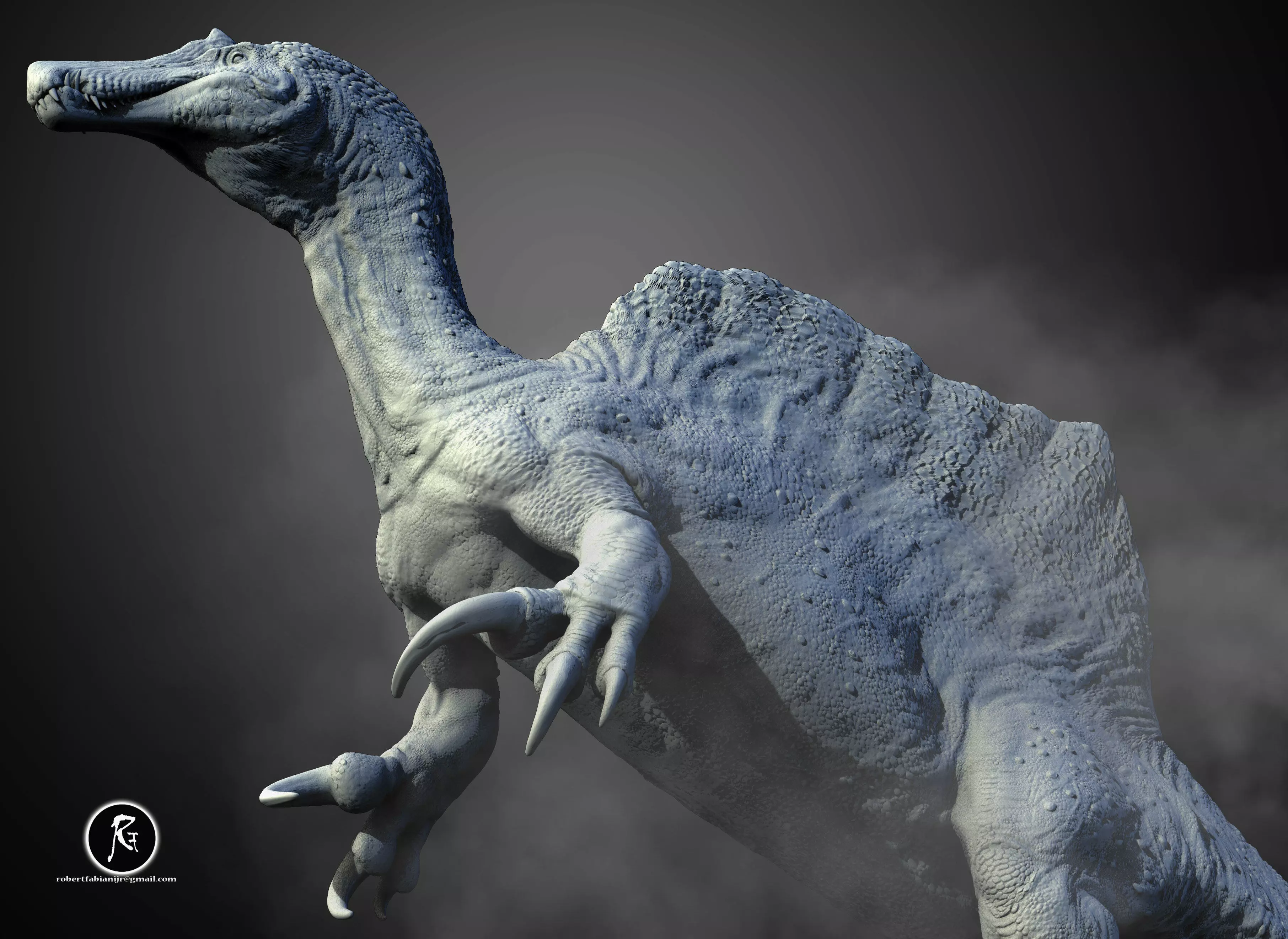Spinosaurus 2023 3D print model_2