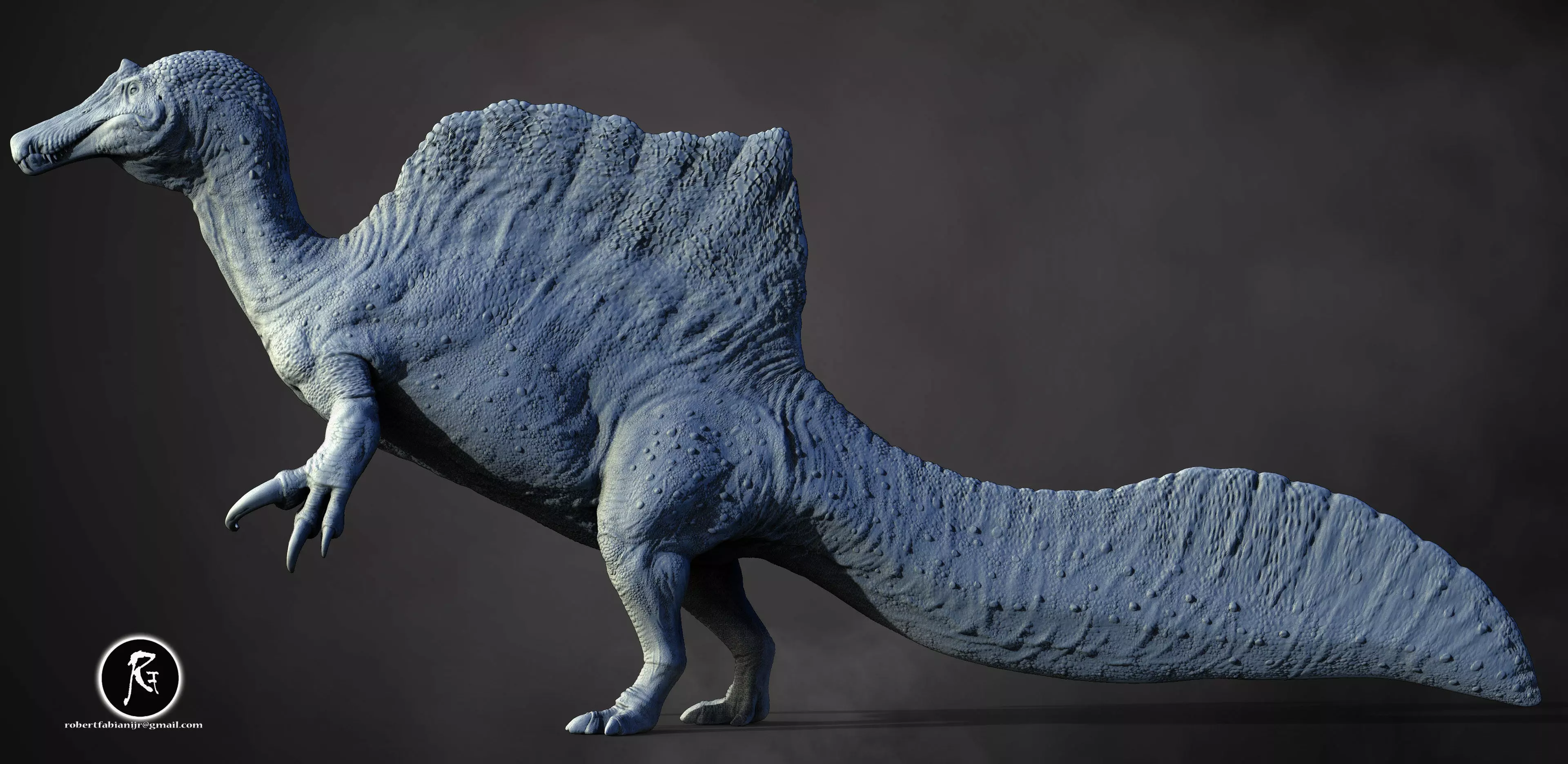 Spinosaurus 2023 3D print model_4