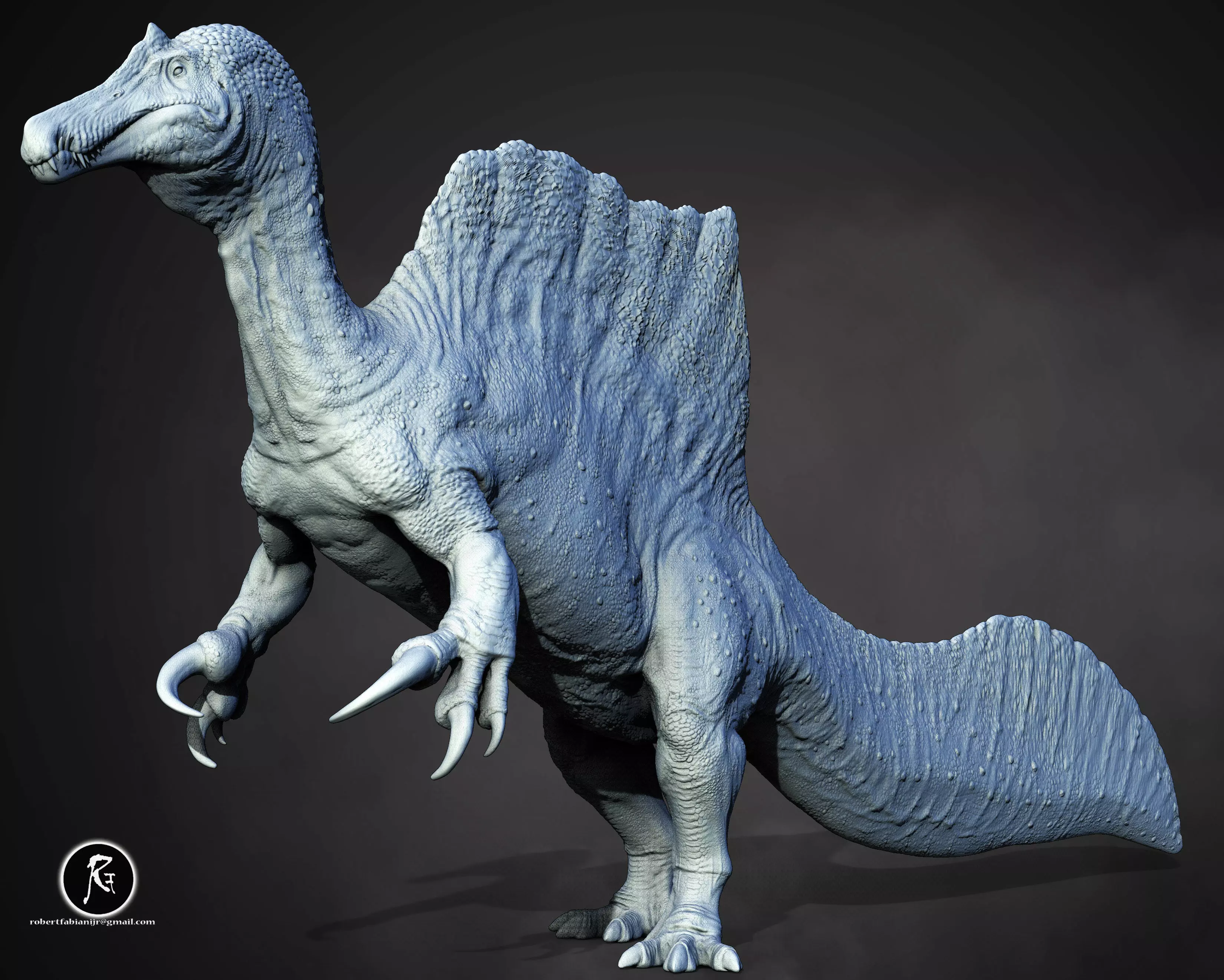 Spinosaurus 2023 3D print model_3