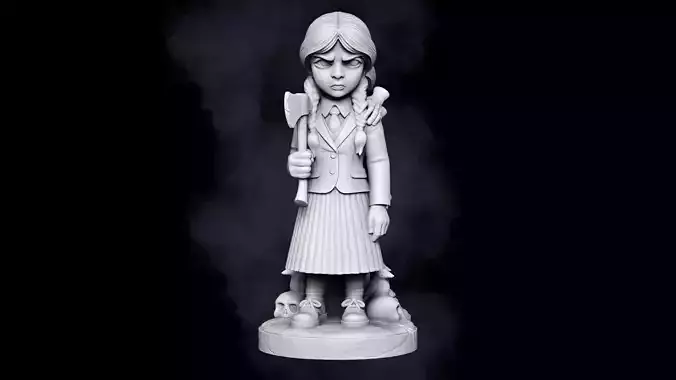 Wednesday Addams Stylized