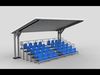 bleacher module  3D model_1