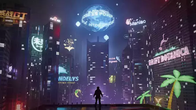 17 Detailed Cyberpunk Holograms