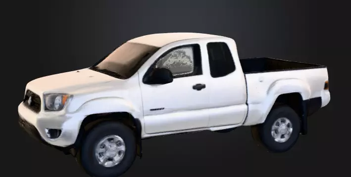 Toyota Tacoma truck 3D model_0