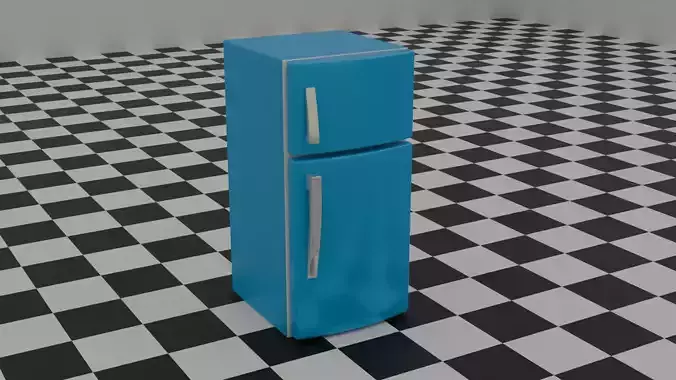 Blue Fridge