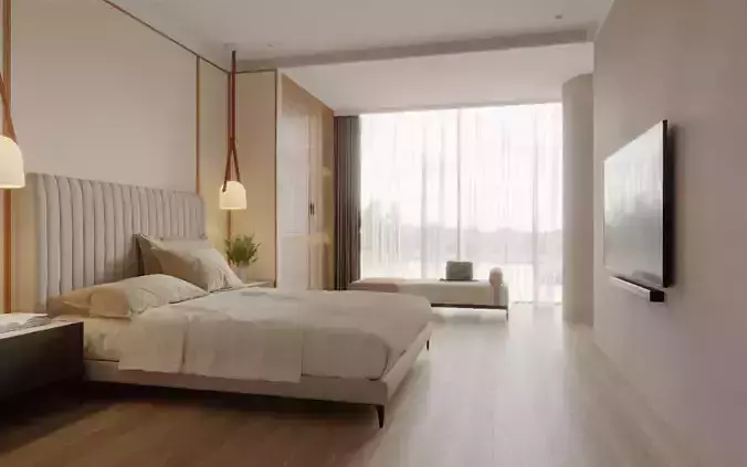 bedroom 3D model