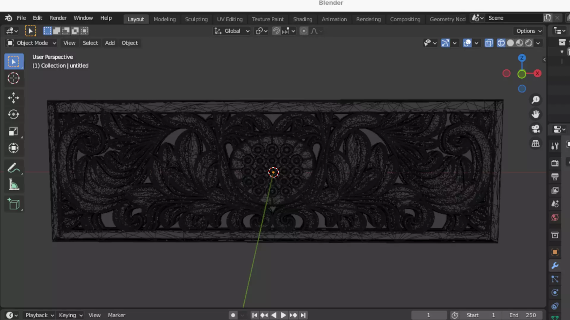 carved classic decorative ornament cnc 3d printing stl 32 3D print model_7