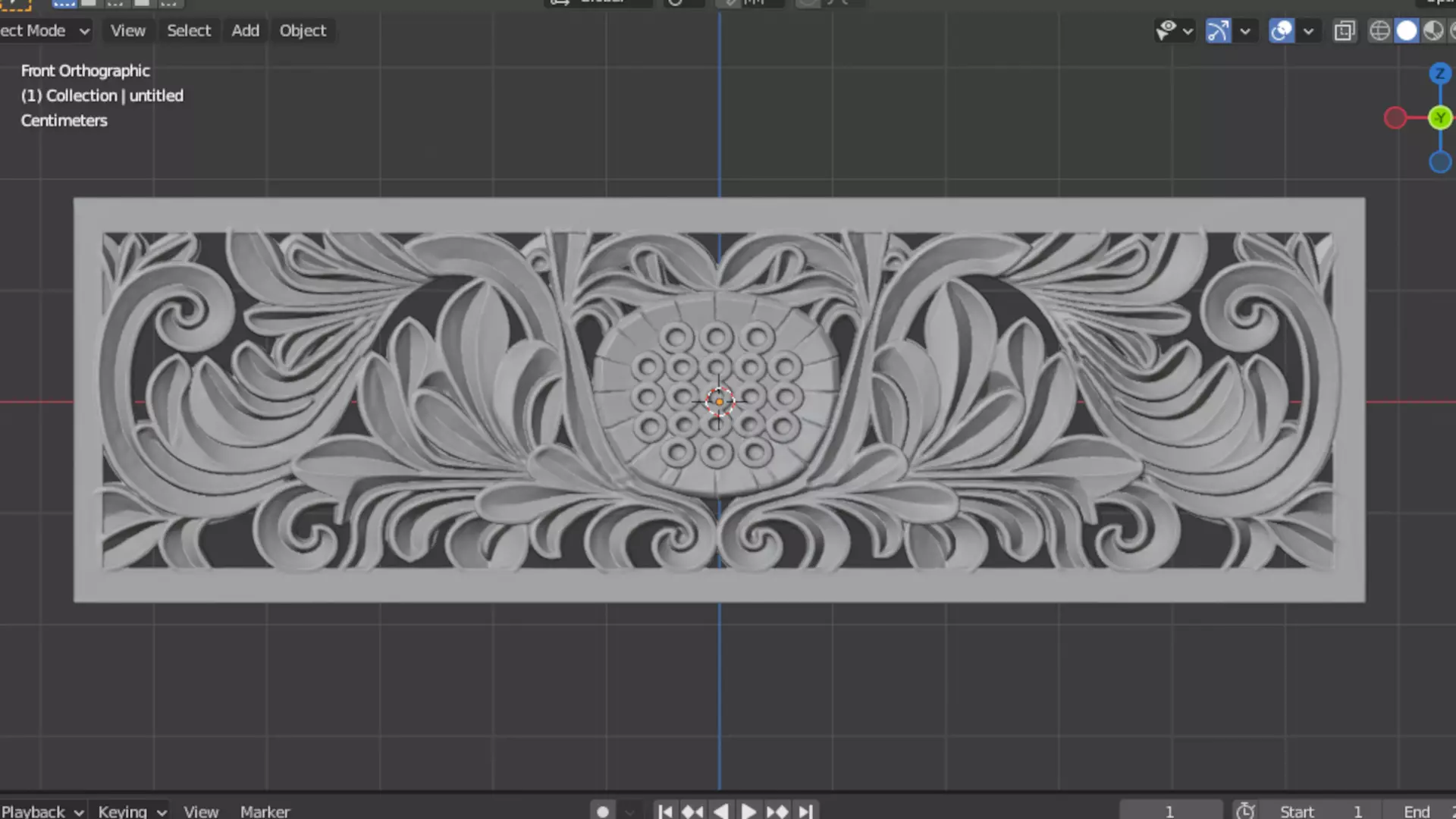 carved classic decorative ornament cnc 3d printing stl 32 3D print model_5