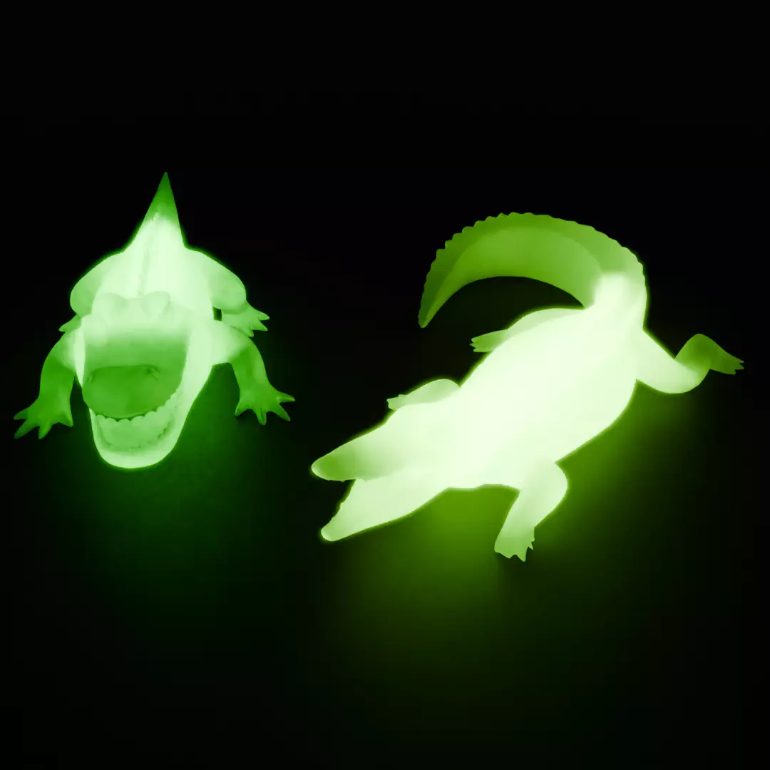 Crocodile indirect lighting 3D model_0