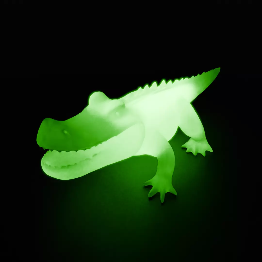 Crocodile indirect lighting 3D model_5