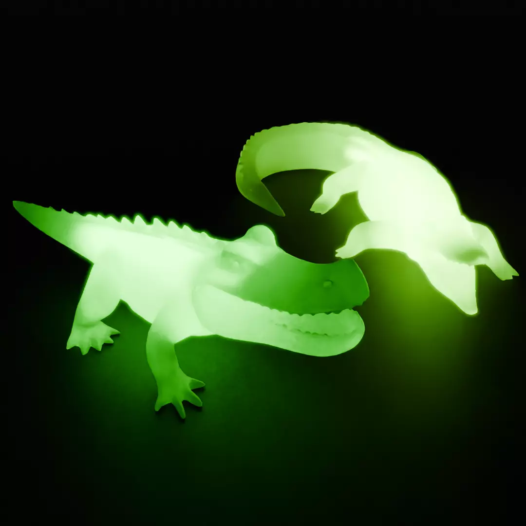 Crocodile indirect lighting 3D model_4