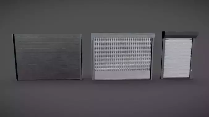 Rolling Gates Low-poly 3D model