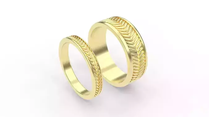 Matching wedding bands