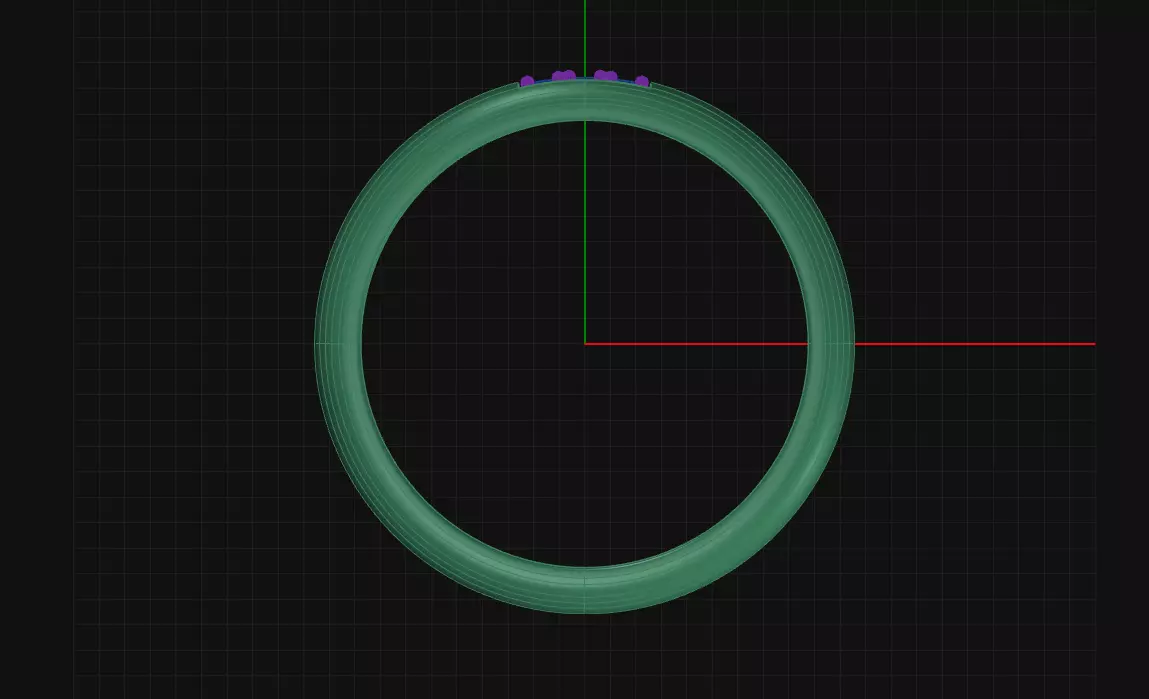 12 Prongs Diamond Wedding Ring 3D print model_1