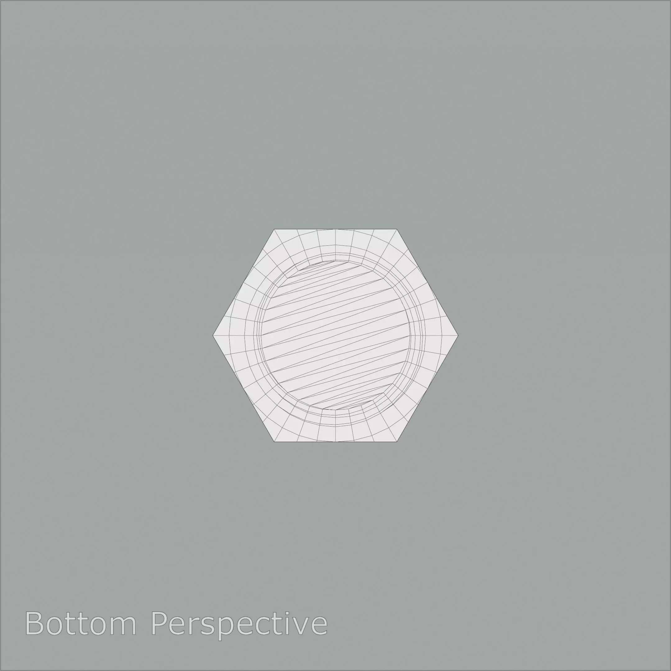 Steel stained Hex Bolt M5 High-Precision with 4K PBR Textures 3D model_11