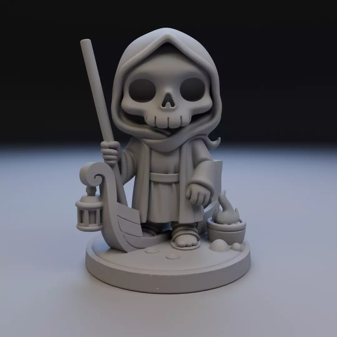 baby caronte 3D print model_15