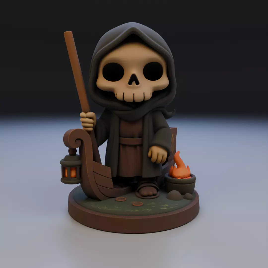 baby caronte 3D print model_16