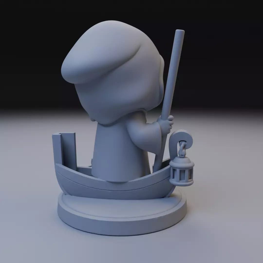 baby caronte 3D print model_13