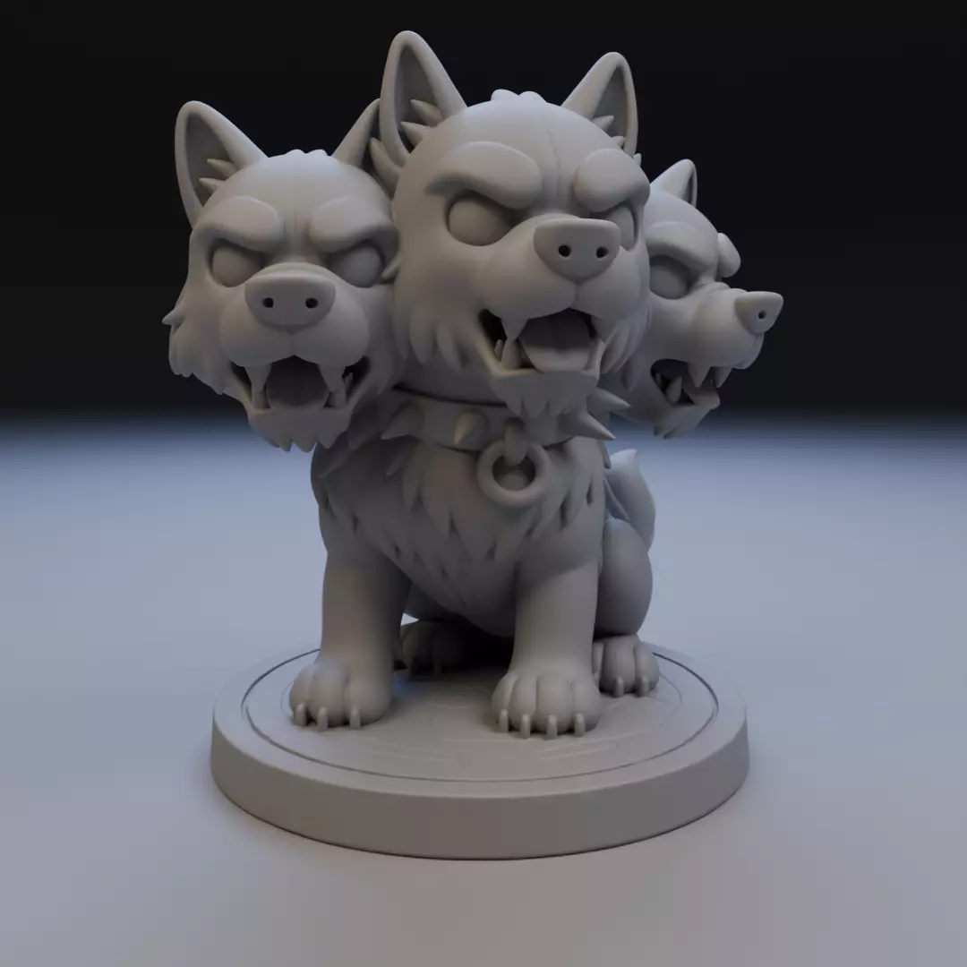 baby Cerbero 3D print model_16