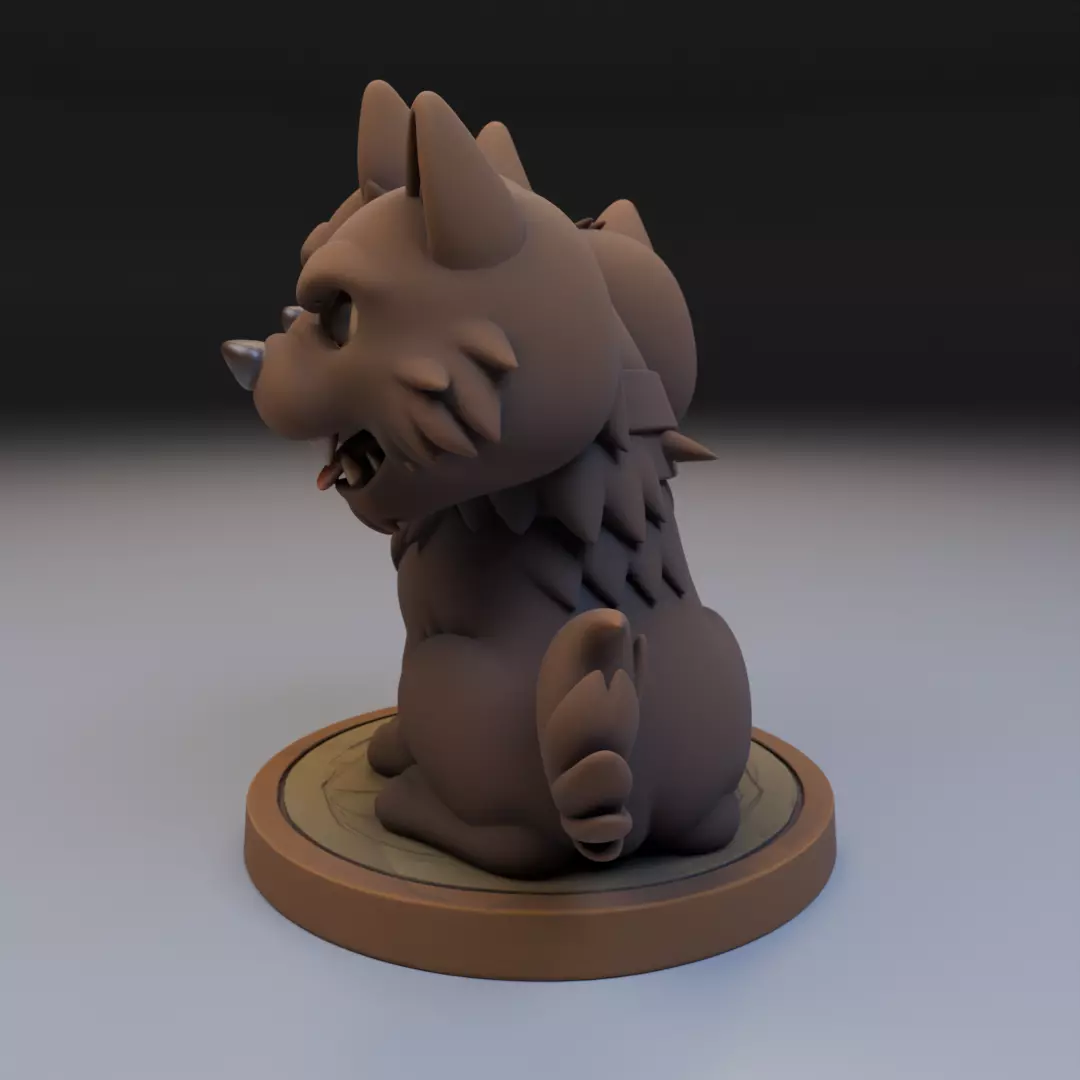 baby Cerbero 3D print model_7