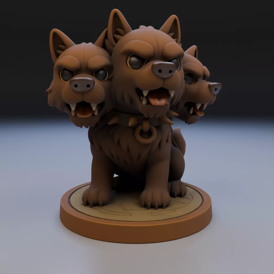 baby Cerbero 3D print model_15
