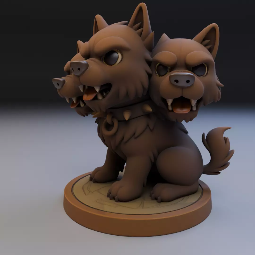 baby Cerbero 3D print model_9