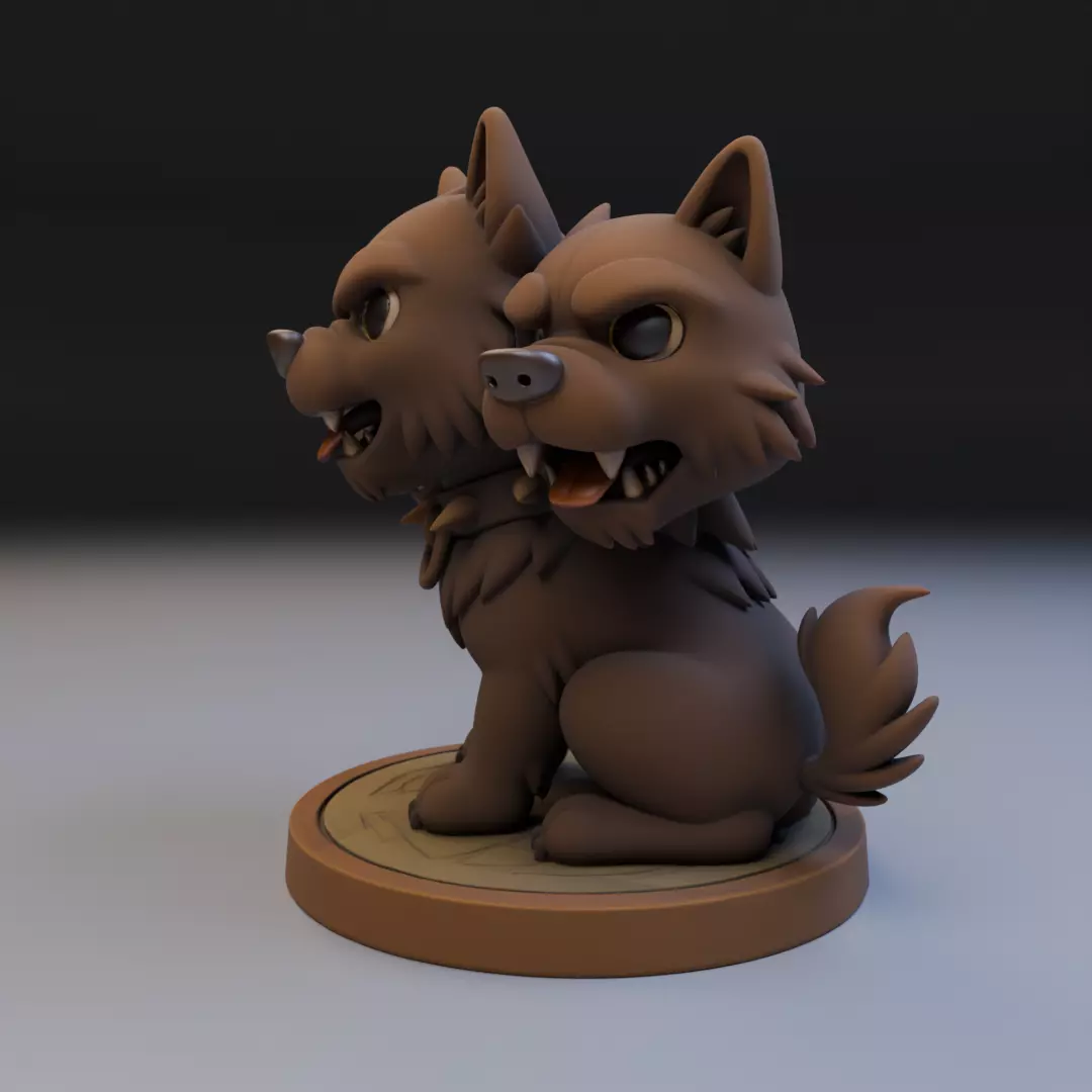 baby Cerbero 3D print model_3