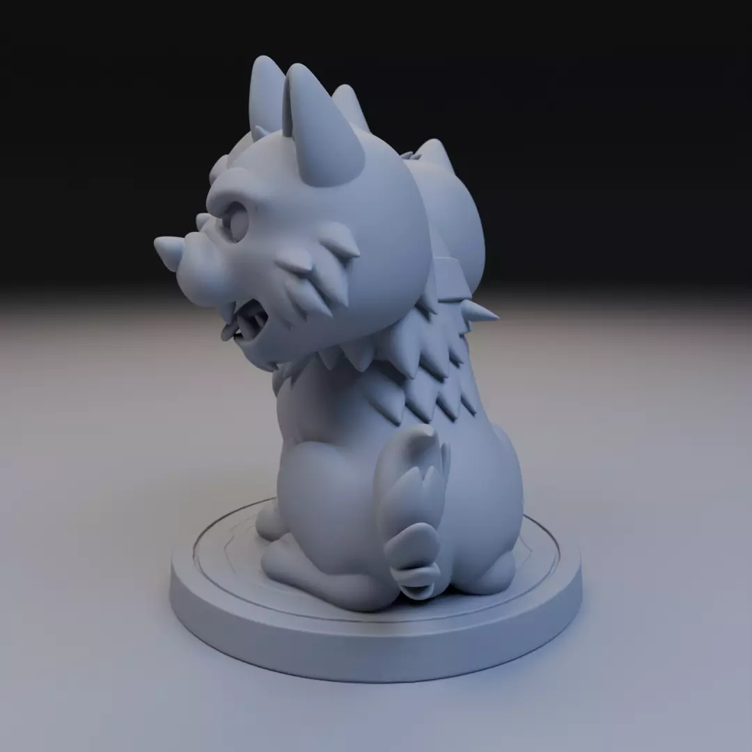 baby Cerbero 3D print model_8