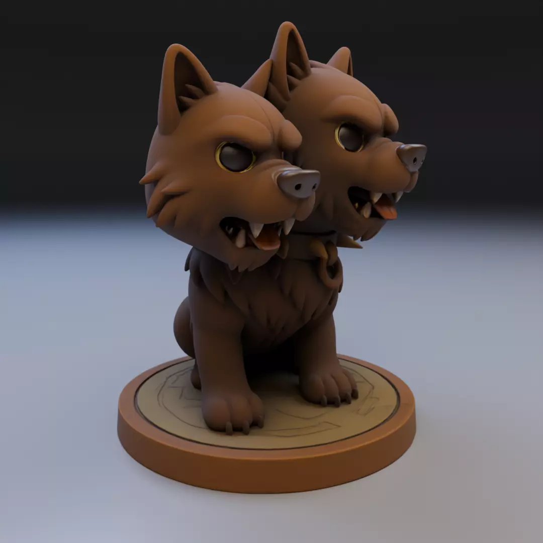 baby Cerbero 3D print model_11